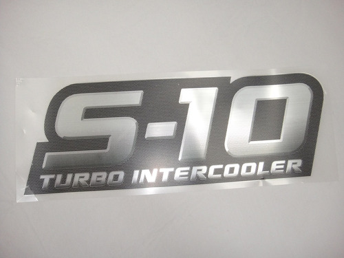 Calcomania  S10 Turbo Intercooler  Chevrolet S10 2010/2012