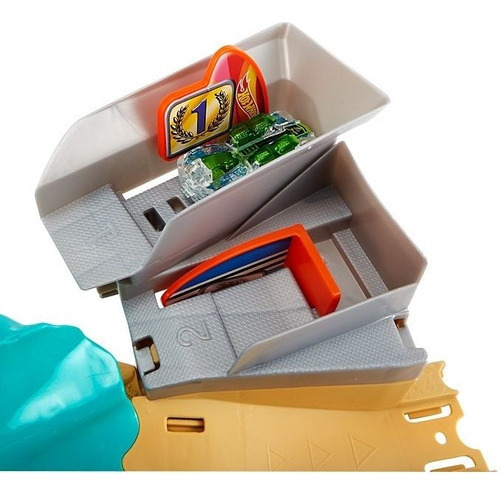 Hot Wheels Pista City Beach Batalha com Tiburon Mattel