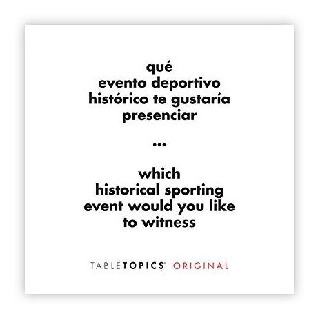 Tabletopics - Original En Español