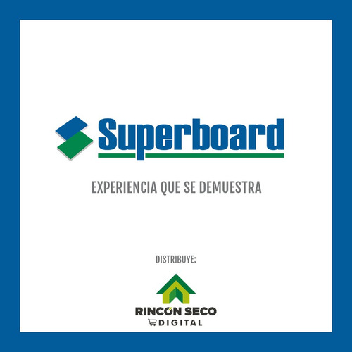 Placa Cementicia Superboard Exterior 8 Mm 1,20 X 2,40