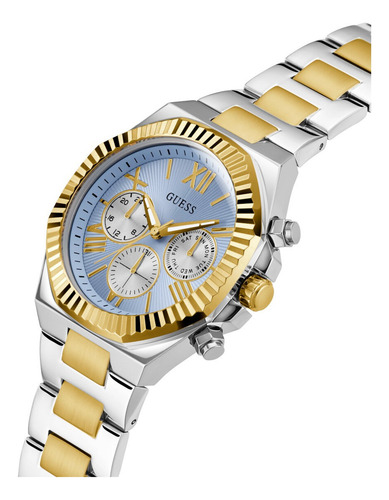 Reloj Guess Para Hombre Elegante Caballero Correa Bitono
