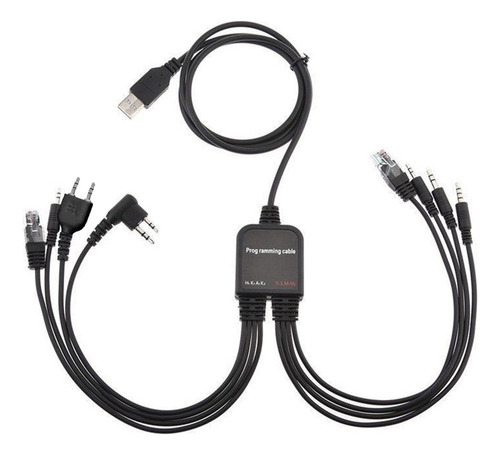 Cable De Programación Usb 8 En 1 For Motorola Tyt Baofeng