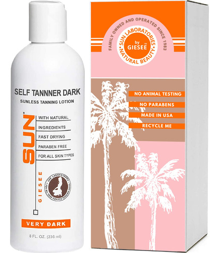 Self Tanner Locin Bronceadora Oscura Sin Sol 8 Oz, Cuerpo Y