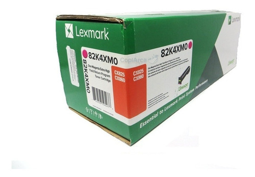 Lexmark Cx825 Cx860 Toner Magenta 22k Facturado 82k4xm0 