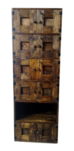 Mueble Organizador Con Puertas Arrebol Pallets