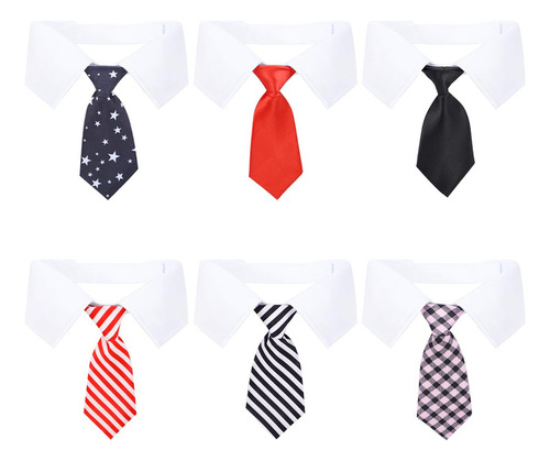 Segarty Corbata Para Perros, Paquete De 6 Corbatas Ajustable