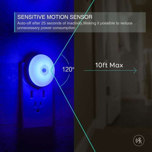 Luz Nocturna Con Sensor De Movimiento, Luz Nocturna Led Ench