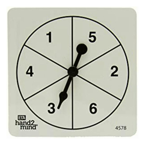 Hand2mind 4589 Rueda De Colores Y Números, Ruletas