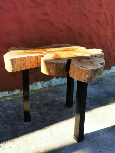 Mesa Ratona De Madera Artesanal 