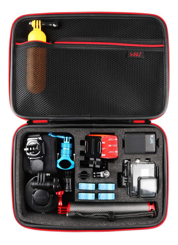 Hsu Estuche De Transporte Grande Para Gopro Hero 12, 11, 10.