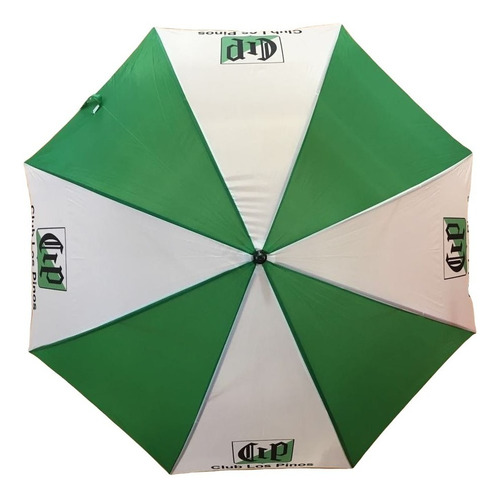 5 Paraguas Gigantes Con Logo Estampado Full Color En 4 Gajos