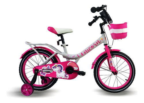 Bicicleta urbana infantil Terrafit Minerva R20 tamaño del cuadro Único color rosa