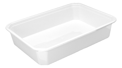 Juego Set 3 Cajas Contenedor Organizador Multiusos 5 Litros Color Blanco Caja Multiusos 5 lts