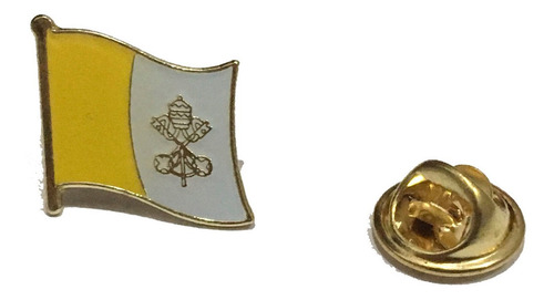Pin Da Bandeira Do Vaticano