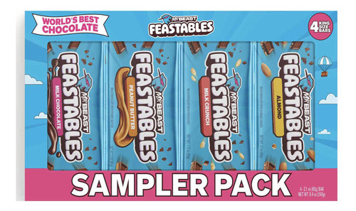 Chocolates Mr Beast Feastables Sampler Pack