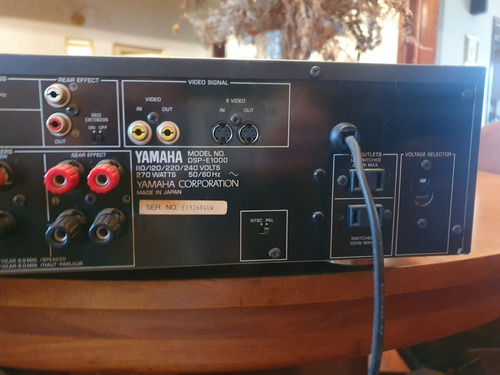 Amplificador Yamaha Dsp-e1000 Made In Japan (Usado)