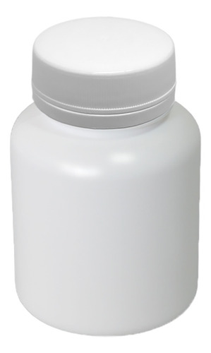 Pote Para Cápsulas 180ml Com Tampa Rosca Lacre (100 Unid)