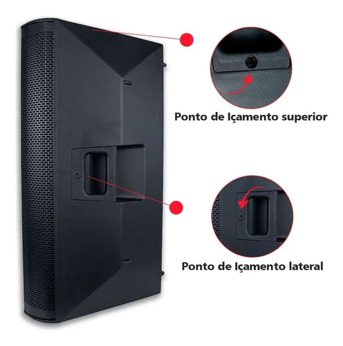 Caixas De Som Amplificada K-audio Sw415a + 2 Tp12a