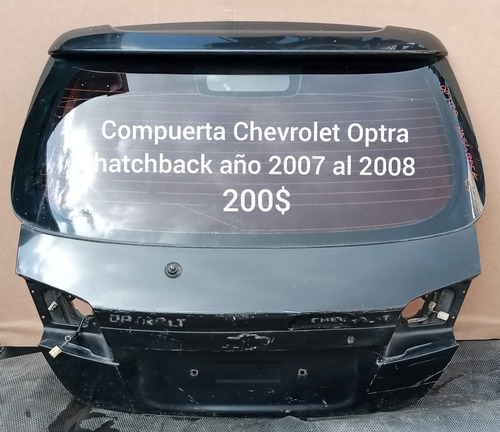 Compuerta Chevrolet Optra Hatchback 