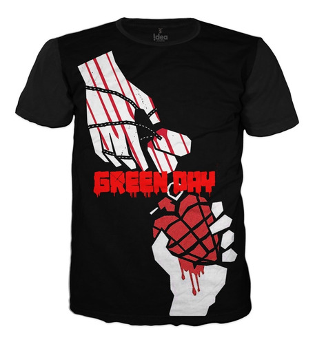 Camiseta  De Green Day Para Adultos Punk  Pop Rock