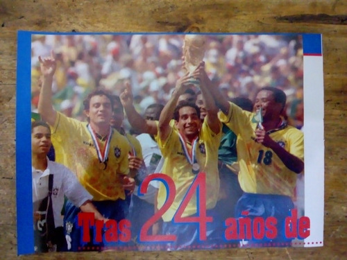 Recorte Selección De Fútbol Brasil Campeon Tras 24 Años