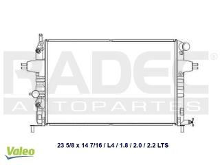 Radiador Chevrolet Astra 2001-2002 1.8/2.0lts Std 1.8 2.0