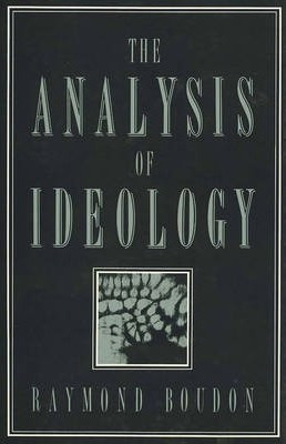 Libro Analysis Of Ideology - R Boudon