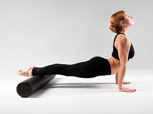 Rodillo Liso Para Yoga O Pilates De Espuma Comprimida Envio