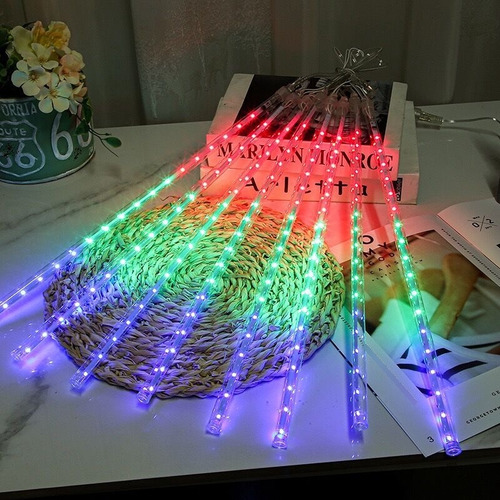 Luces Led Guirnalda Lluvia Meteoro Cascada Navidad