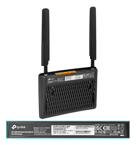 Tp-link 4g/lte 1-sim 1-wan 3-100 Router 2-.sma 2,4/5ghz Ac12