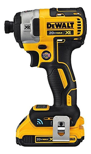 Atornillador De Impacto Dewalt 20v Max Xr Con Kit De Bluetoo