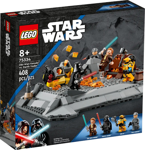 Lego 75334 Obi-wan Kenobi Vs. Darth Vader Star Wars 408 Pz