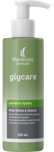 Sabonete Líquido Facial Glycare 150ml Mantecorp Skincare