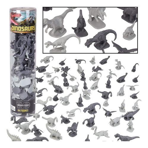 Scs Direct Juego Figuras Acción Dinosaurios Colección 64 Con