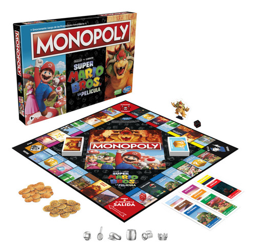 Monopoly Super Mario Bros La Pelicula Juego De Mesa Hasbro