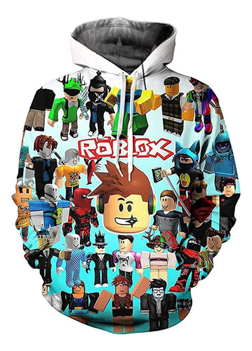 M Niños Roblox Sudadera Con Capucha Impresión 3d Dibujos