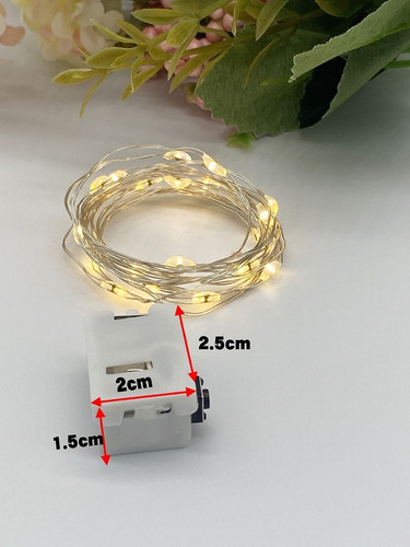 Imagen 3 de 8 de 6 Tiras Led De 1mt Blanco Cálido 3 Modos - D857