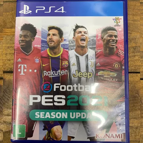 Efootball Pes 2021 Season Update Ps4 Mídia Física Novo Ptbr