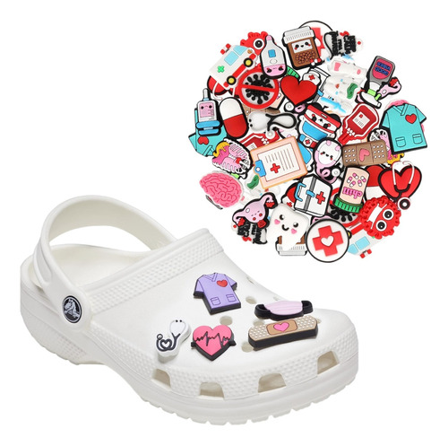 Pack De 10 Jibbitz Charms Decorativos Para Crocs Jibz