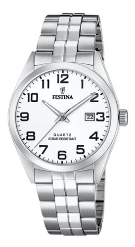 Reloj Hombre Festina F20437 Acero Sumergible Calendario