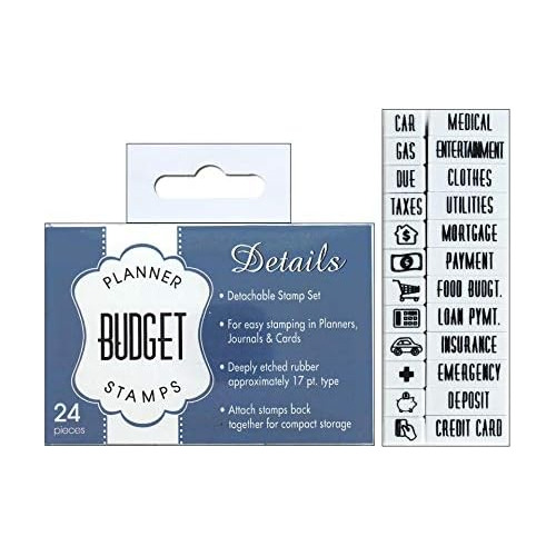 Cu-07946 Budget Planner Stamp Set