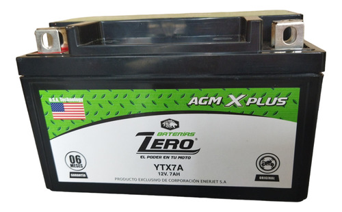 Batería Ytx7a Zero X Plus