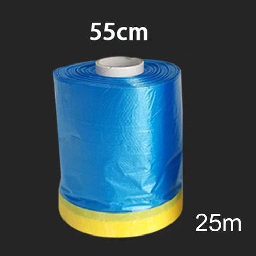( Rollo De Película Protectora Para Pintura De 55cmx25m