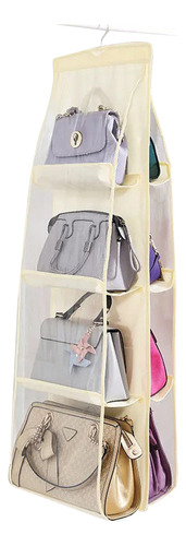Armario Storage Bag Space De 4 Capas, Color Beige