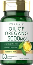 Comprar Aceite De Orégano 3000 Mg Carlyle 150 Capsulas Blandas