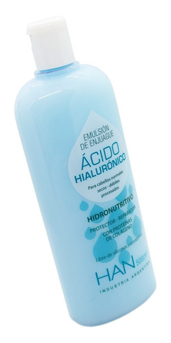 Imagen 2 de 6 de Acondicionador Han Ácido Hialurónico En Botella De 500ml