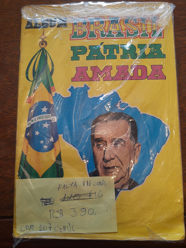 Album De Figurinha Brasil Pátria Amada