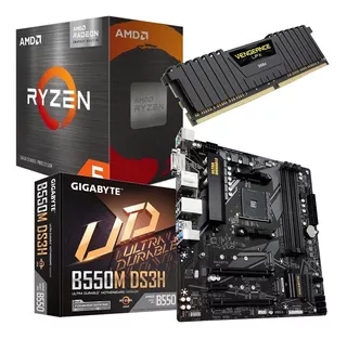 Combo Actualizacion Pc Amd Ryzen 5 5600x + A520 + 8 Gb