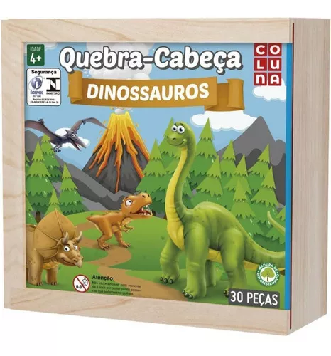 Quebra-cabeça Dinossauro em MDF