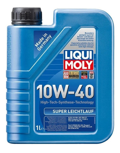 Aceite Liqui Moly Hd Leichtlauf 10w40 1 Litro 9503